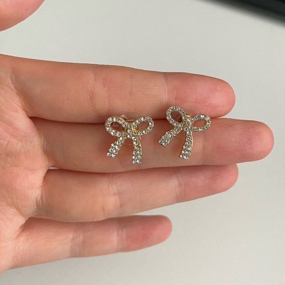 Bow earrings - Picture 1 of 4